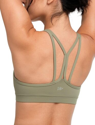 Yvette Yoga Sports Bra for Women - Padded Strappy Cute Sports Bra in Kuwait