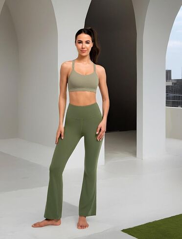 Yvette Yoga Sports Bra for Women - Padded Strappy Cute Sports Bra in Kuwait