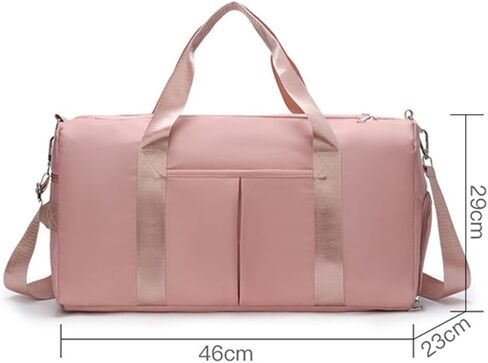 Sports Duffel Bags Gym Tote Bags Travel Golf Duffel Traveling Waterproof Weekend Bags with Shoes for Women Men (Pink) in Saudi Arabia