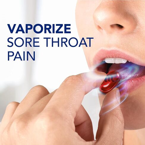 Vicks VapoCOOL SEVERE Medicated Sore Throat Drops, Fast-Acting Max Strength Relief, Soothes Sore Throat Pain Caused by Cough, Powerful Vicks Vapors, Menthol, Cherry Noze Flavor, 225ct (5 45ct packs) in Saudi Arabia