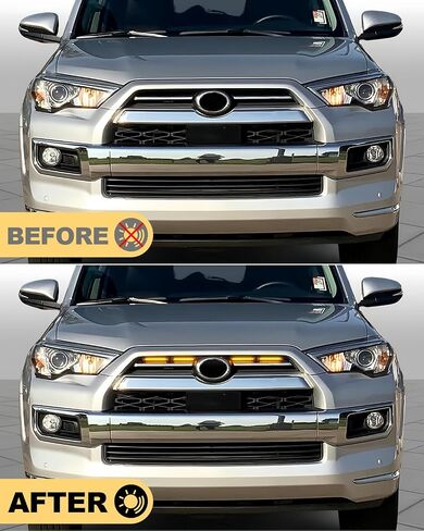 LED Amber Grill Lights for Toyota 4Runner 2020 2021 2022 2023 2024 Raptor Grille Lights Fits SR5 TRD Off-Road Sport Limited,4pcs in Saudi Arabia