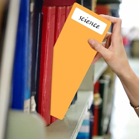 140 قطعة فواصل كتب المكتبة 4 × 12 بوصة قلم تحديد رف المكتبة 14 لونًا فواصل كتب هزلية مع 150 ملصق فواصل كتب بلاستيكية للأرفف لوازم مكتبة التدريس في المنزل والفصول الدراسية in Kuwait