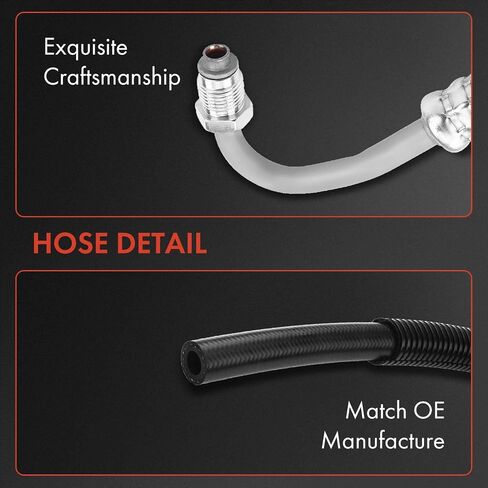 A-Premium Power Steering Hose Return Line Hose Assembly Compatible with Chevrolet Malibu Classic 2004-2005 Pontiac Grand Am 1999-2005 Oldsmobile Alero in Saudi Arabia