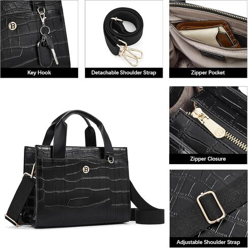 BOSTANTEN Small Tote Bag for Women Crossbody Trendy Purses Vegan Leather Satchel Handbags with Shoulder Strap in Saudi Arabia