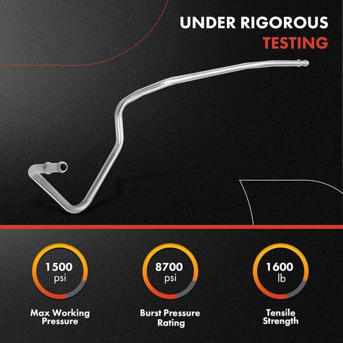 A-Premium Power Steering Return Hose Line Assembly Compatible with Honda Pilot 2009-2015, 3.5L, Intermediate Pipe in Saudi Arabia