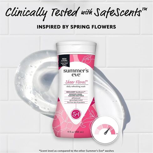 Summer’s Eve Date Night Alluring Evening Refreshing Daily All Over Feminine Body Wash, Removes Odor, Feminine Wash pH Balanced, 9 fl oz in Kuwait