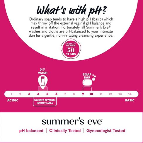 Summer’s Eve Date Night Alluring Evening Refreshing Daily All Over Feminine Body Wash, Removes Odor, Feminine Wash pH Balanced, 9 fl oz in Kuwait