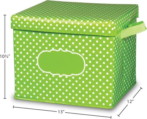 صندوق تخزين منقط باللون الليموني من شركة Teacher Created Resources (TCR20820) in Saudi Arabia