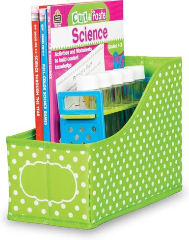صندوق تخزين منقط باللون الليموني من شركة Teacher Created Resources (TCR20820) in Saudi Arabia