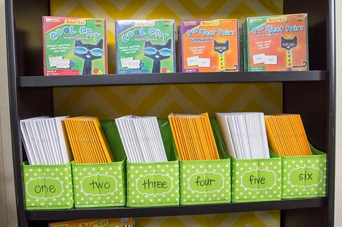 صندوق تخزين منقط باللون الليموني من شركة Teacher Created Resources (TCR20820) in Saudi Arabia