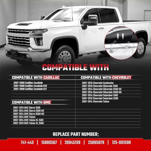 741-443 Front Right Passenger Side Power Window Regulator with Motor(2 Pins) Compatible with Chevrolet Silverado 1500 2500 HD 2007-2013 Tahoe GMC Yukon Sierra in Saudi Arabia