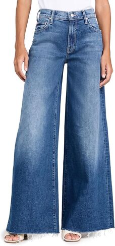 بنطلون جينز The Swisher Sneak Fray للسيدات من MOTHER in Kuwait