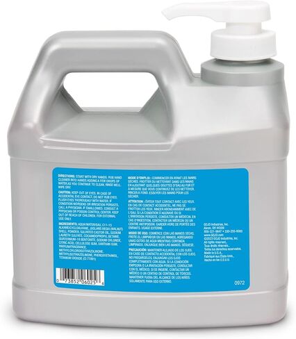 GOJO SUPRO MAX Hand Cleaner, 1/2 Gallon Heavy Duty Hand Cleaner Pump Bottle (Pack of 4) – 0972-04 in Saudi Arabia