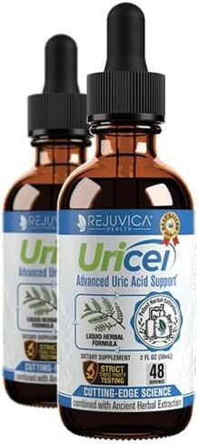 Uricel - مكمل متطور لدعم حمض اليوريك وتطهيره - توصيل سائل لامتصاص أفضل - تارت الكرز، تشانكا بيدرا، بذور الكرفس، الكركم والمزيد! in Kuwait