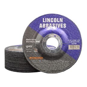 100 Pc Depressed Center 4-1/2" x .040" x 7/8" Cut-Off-Wheels Metal Cutting Discs