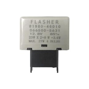 81980-53010 LED Flasher Relay Assembly Fit for Lexus Scion Pontiac Select Models Turn Signal & Hazard Warn Realy, Stop Hyper Flash, 8-Pins 12V, Ref 81980-60080, 81980-35020, 81980-02030, 81980-05060