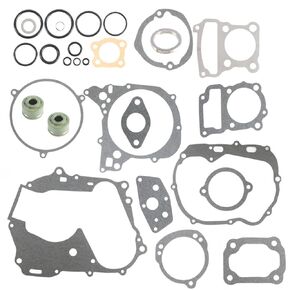 Complete Motorcycle Engine Gasket Kit Top & Bottom End Gasket Set Replacement for Honda CT110 1979-1994