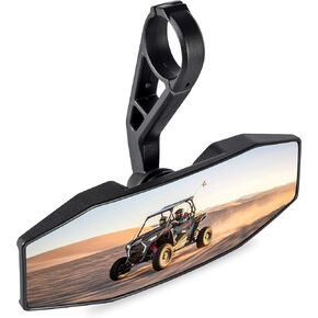 SAUTVS UTV Center Rear View Mirror, Premium Convex RearView Mirror with 1.75" Clamp for Polaris RZR 900 1000 XP/General 1000 XP Accessories, 2881540