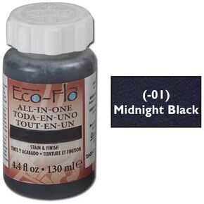 Eco-Flo All-In-One Stain & Finish 4.4 Ounce, Midnight Black