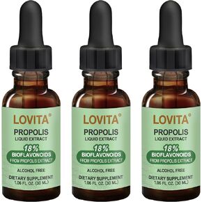 Bee Propolis 500 mg Liquid Extract | 5:1 Propolis Extract | Alcohol Free | Immune Support |1 Fl Oz