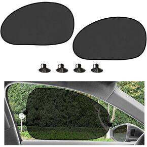 Car Window Shade, 20"×40" Rear Window Sun Shade Blocker with Suction Cups, Mesh Sunlight Shield Provide Glare Shield and UV Rays Protection for Your Baby, Car Accessories