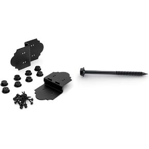 Ozco Building Products 56635 Laredo Sunset 6-inch Post to Beam Connector 2 Pack and 56627 1/4-inch by 3-3/4-inch OWT Timber Screws 25 Pack Bundle in Kuwait