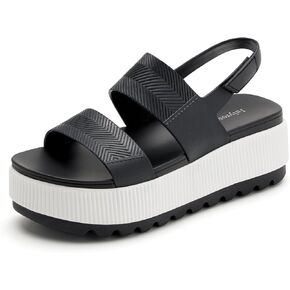 Women's Platform Sandals Lug Sole Comfortable Sandals Lightweight Water-Friendly Summer Beach Sandals in Saudi Arabia