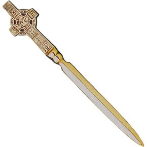 Celtic Bronze Irish Cross Letter Opener 664