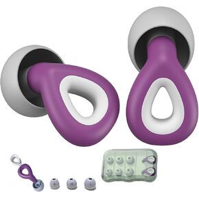 Ear Plugs for Sleeping Noise Cancelling Reduction Ear Plugs for Concert Swimming Ear Plugs, Vetikin Reusable Soft Silicone Ear Plugs for Kids Adults 6 Ear Tips in S/M/L Hearing Protection (Black)