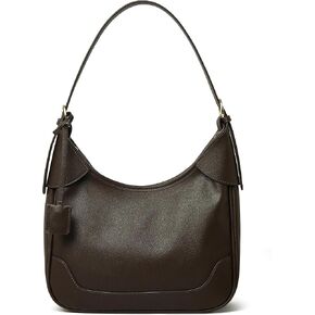 DORIS&JACKY Chic Vegan Leather Hobo Purse For Women Designer Top Handle Shoulder Handbags With Two Adjustable Straps