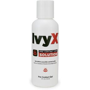 CoreTex Ivy X Pre-Contact Poison Ivy Protection Gel - 4oz. Tottle of USA-Made Ivy Barrier Gel to Help Prevent Itchy Rashes from Poison Ivy, Poison Oak, & Poison Sumac - Quick Dry & Chalk-Free Formula