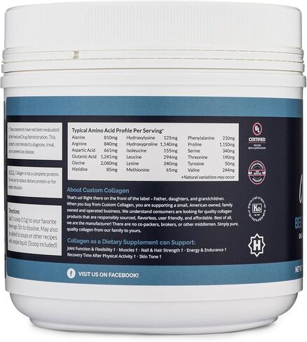 مسحوق ببتيدات الكولاجين 2 رطل (32 أونصة) كيس - كولاجين نظيف® - بدون نكهة، تغذية عشبية، باليو، غير معدل وراثيًا، كوشير - بروتين عالي الذوبان in Kuwait