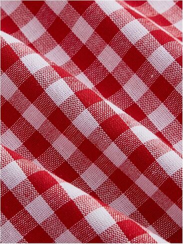 SHENHE Women's Plus Size Plaid Ruffled Paperbag Waist Wide Leg Loose Mini Shorts in Saudi Arabia