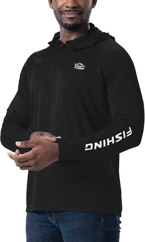 Willit Men's UPF 50+ Sun Hoodie Fishing Shirt Half Zip Long Sleeve SPF Hiking Shirt Lightweight in Saudi Arabia