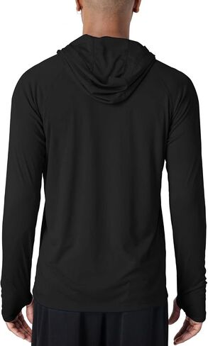 Willit Men's UPF 50+ Sun Hoodie Fishing Shirt Half Zip Long Sleeve SPF Hiking Shirt Lightweight in Saudi Arabia