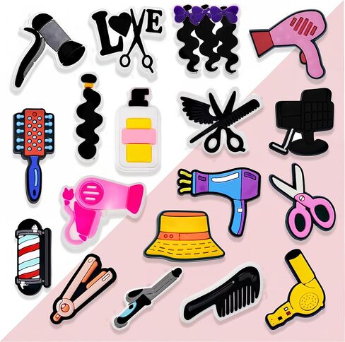 Summer Peace Love Shoe Decoration Charms Holiday Horse Shoe Charms Hairdressing Shoe Charms for Shoes Bracelets Bands Slides shoe Accessories in Saudi Arabia