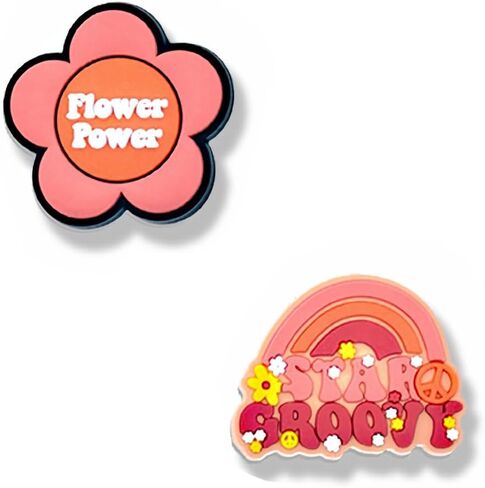 Summer Peace Love Shoe Decoration Charms Holiday Horse Shoe Charms Hairdressing Shoe Charms for Shoes Bracelets Bands Slides shoe Accessories in Saudi Arabia