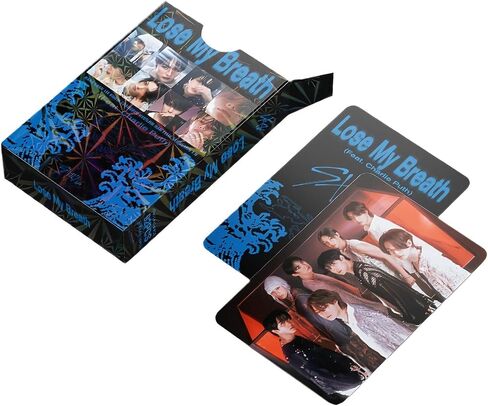 مجموعة بطاقات صور Stray Kids مكونة من 92 قطعة من بطاقات الصور Stray Kids Lose My Breath Photocards مجموعة Stray Kids Merch 60 قطعة بطاقات صور Stray Kids + 32 قطعة مجموعة هدايا ملصقات Stray Kids Kpop in Saudi Arabia