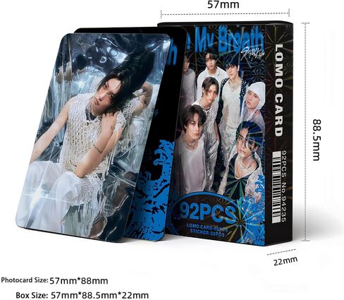 مجموعة بطاقات صور Stray Kids مكونة من 92 قطعة من بطاقات الصور Stray Kids Lose My Breath Photocards مجموعة Stray Kids Merch 60 قطعة بطاقات صور Stray Kids + 32 قطعة مجموعة هدايا ملصقات Stray Kids Kpop in Saudi Arabia