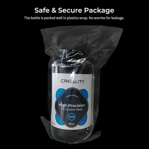 Creality 8K Resin for Halot-Mage, 1kg(2.2lbs) 3D Printer Resin High Precision for 8K/10K/12K LCD 3D Printing 405nm UV-Curing Resin, Low Shrinkage, Showcase High-Quality Models & Works (Skin) in Saudi Arabia