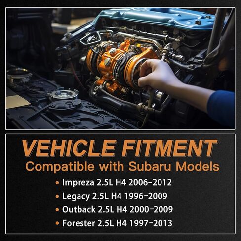21111AA280 حزام توقيت المحرك ومجموعة مضخة المياه المتوافقة مع 2006-2012 Su-ba-ru Impreza Legacy Outback Forester 2.5L H4 21114AA051 13028AA231 in Kuwait