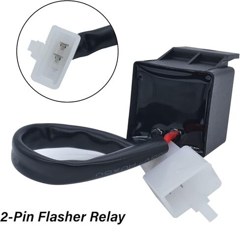 2 دبوس مرحل ومضي LED إلكتروني، مرحل ومضي LED، مرحل ومضي لإشارة الانعطاف للدراجة النارية، وميض التحكم في معدل الفلاش الإلكتروني. in Kuwait