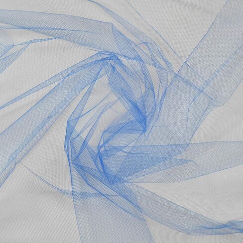Expo International Decorative Matte Tulle Fabric Bolt of 54 inch X 40 Yards | Light Blue in Saudi Arabia