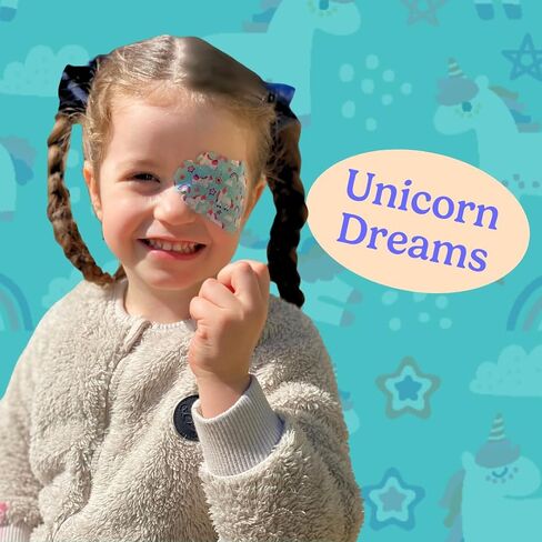 Speckles- HIDE&SEE Kids Eye Patches (Dinosaur) Fun & Comfortable Hypoallergenic Patches for Amblyopia & Strabismus Treatment, IMAGINE Pack for Boys & Girls includes motivational Reward Chart (50 Pack) in Kuwait