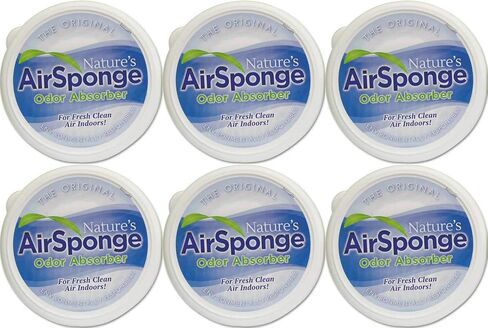 Delta Nature's Air Sponge Odor Absorber, Eliminator, Neutralizer and Natural Air Freshener Gel - Unscented Plastic Tub 0.5 Lb. 6-pack in Saudi Arabia
