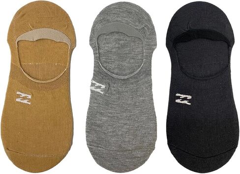 Billabong Women's 3-Pair Color Basic No Show Socks in Saudi Arabia