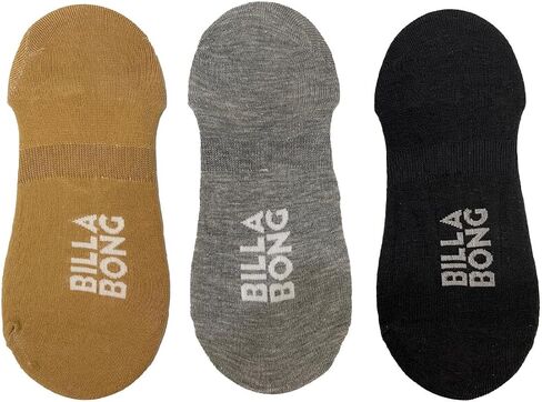 Billabong Women's 3-Pair Color Basic No Show Socks in Saudi Arabia