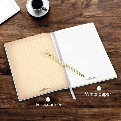 Embossed Leather Journal Writing Notebook - Antique Handmade Leather Daily Notepad Sketchbook, Travel Diary & Notebooks to Write in, Phoenix Gift For Men & Women, with Golden Classic Pen, (Bronze) in Saudi Arabia