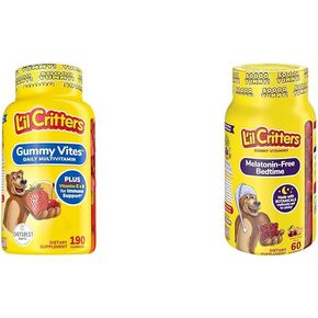 L’il Critters Gummy Vites Daily Gummy Multivitamin for Kids & Vitafusion Womens Multivitamin Gummies