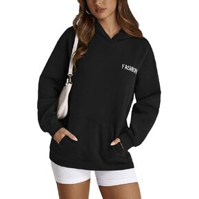 PRETTYGARDEN Women's Oversized Hoodies Long Sleeve Fleece Pullover Sweatshirt Trendy Fall Fashion Y2K Clothes